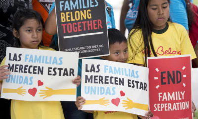 Photo of immigrant children at a rally