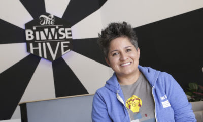 Portrait of Irma Olguin Jr. at Bitwise in Fresno, CA