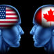 U.S. vs. Canada Trade War Logo