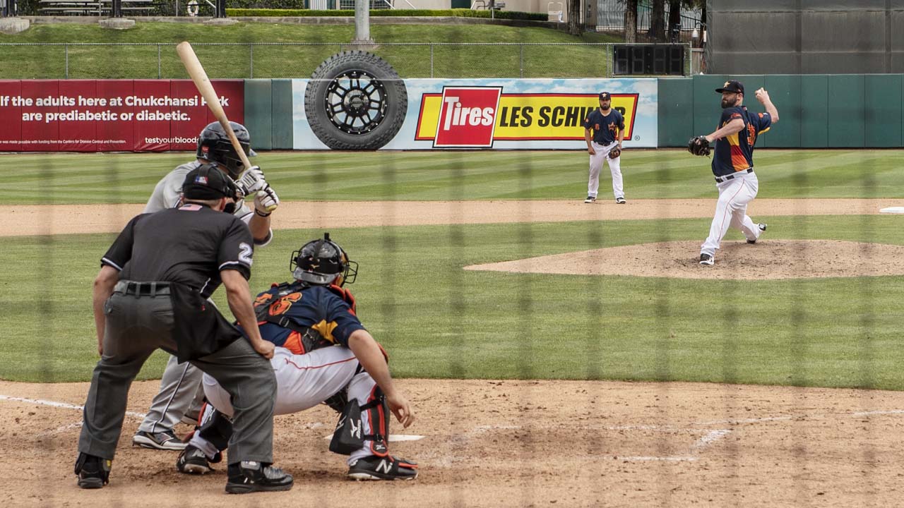 Fresno Grizzlies baseball action at Chukchansi Park