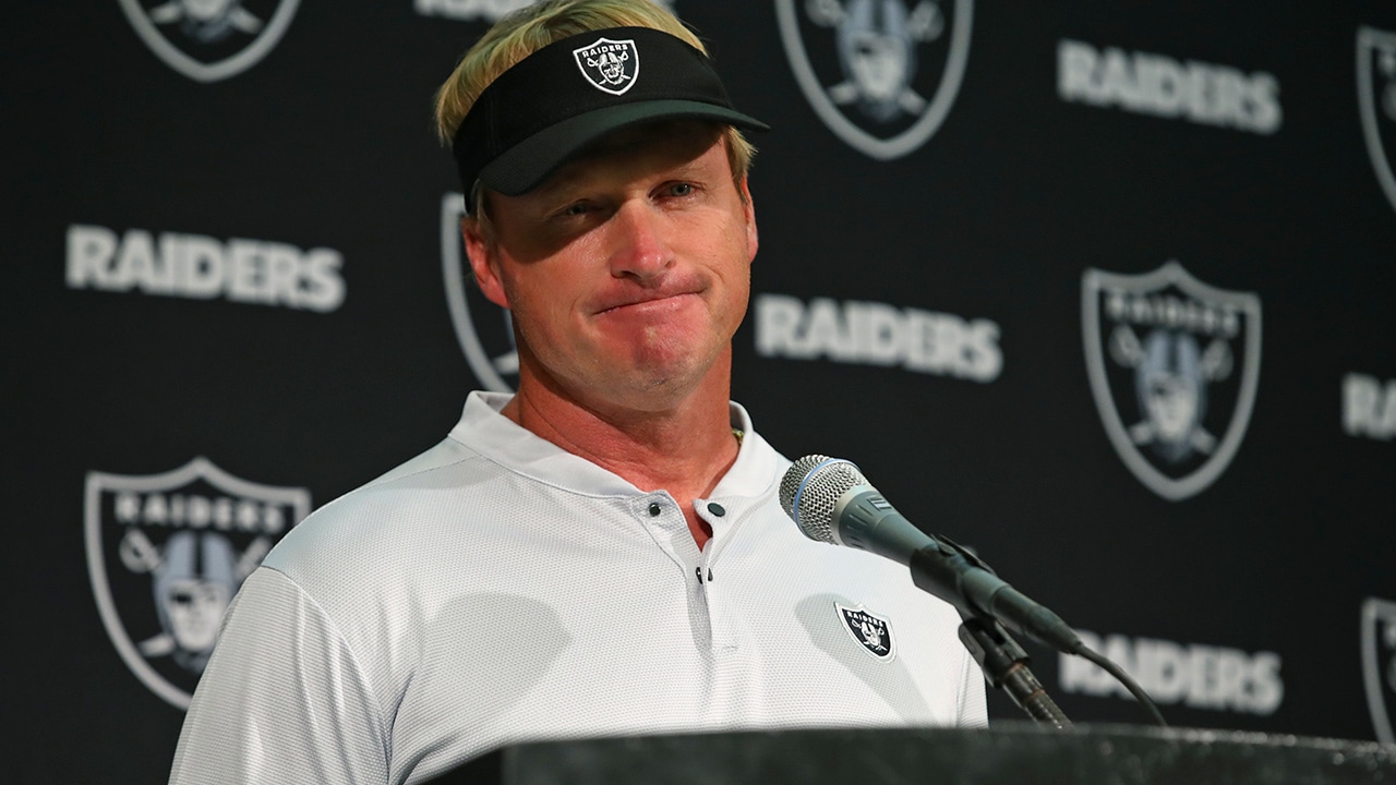 Photo of Oakland Raiders head coach, Jon Gruden