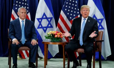 Photo of Benjamin Netanyahu and President Donald Trump