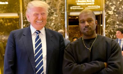 Photo of Kanye West and President Donald Trump