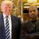 Photo of Kanye West and President Donald Trump