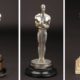 Photo of Oscar awards that are up for sale at auction