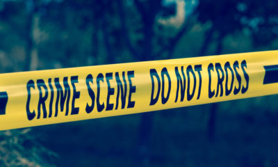 Photo of yellow crime scene tape