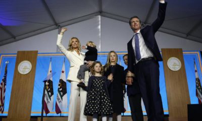 Photo of Gavin Newsom and his family