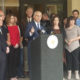 Photo of Fresno Mayor Lee Brand and other members of the Mayor's Initiative to Combat Human Trafficking