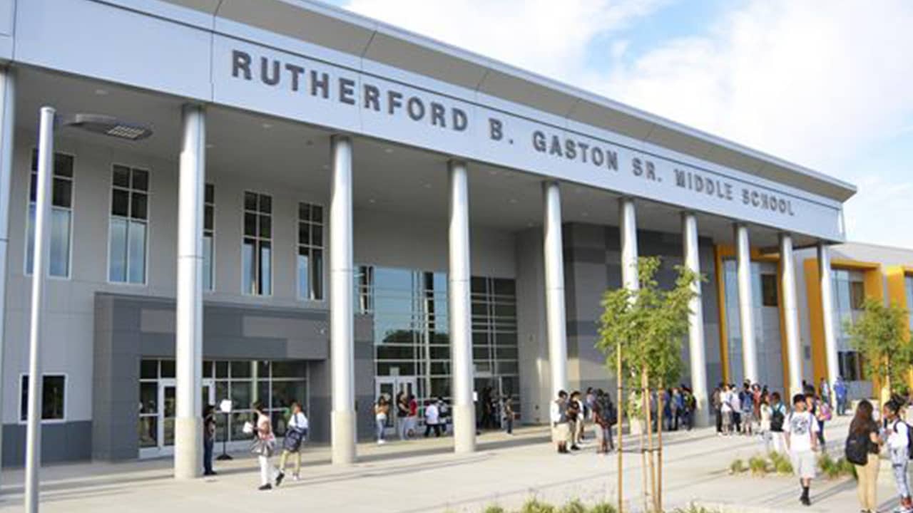 Photo of Rutherford B. Gaston Middle School in Fresno, CA