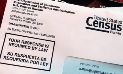 Photo of 2018 Census letter mailed to a U.S. resident