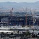 Photo of Raiders football stadium under construction in Las Vegas