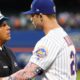 Photo of NYC Fire Department greets Mets' Pete Alonso