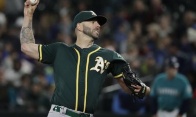 Photo of Oakland A's Mike Fiers