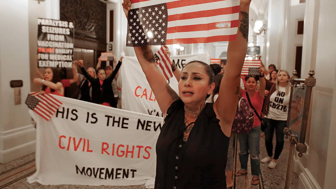 Photo of protesters of SB 276