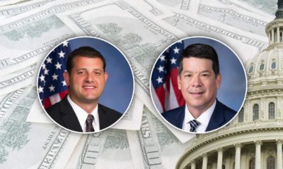 composite image of David Valadao, TJ Cox and the U.S. Capitol