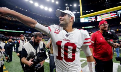 Photo of San Francisco 49ers quarterback Jimmy Garoppolo