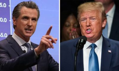 Photos of Gavin Newsom and Donald Trumpsite