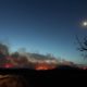 Photo of a fire near Clear Range, south of the Australian capital, Canberra