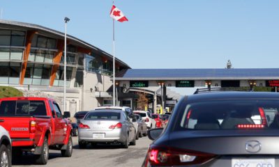 Photo of the Peace Arch Border Crossing, in Blaine, Wash.