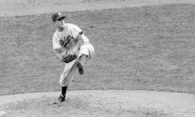 Photo of Brooklyn Dodgers' Carl Erskine