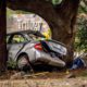 Photo of the scene of a deadly crash in the Temescal Valley, south of Corona, Calif.