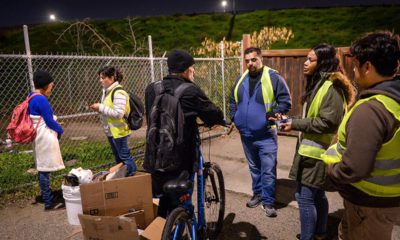 Photo of Homeless survey volunteers