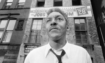 Photo of Bayard Rustin, leader of the March on Washington in 1963