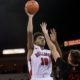 Orlando Williams launches a shot at the basket