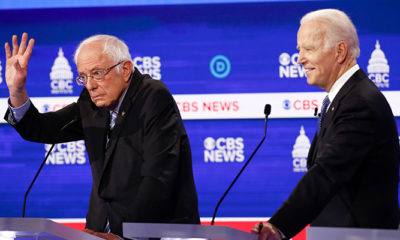 Photo of Bernie Sanders and Joe Biden