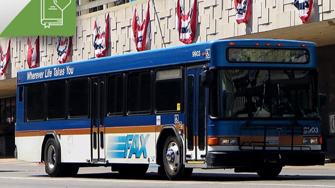 Photo of a FAX bus