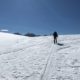 Photo of a snow survey crew in the Sierra