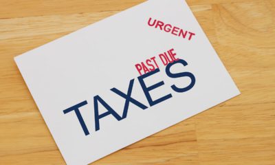 Photo illustration of a late tax noticeI