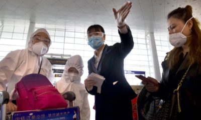 Photo of traveler in Wuhan, China