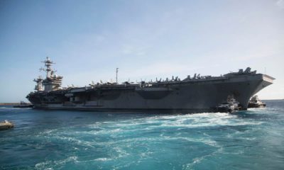 Photo of the aircraft carrier USS Theodore Roosevelt