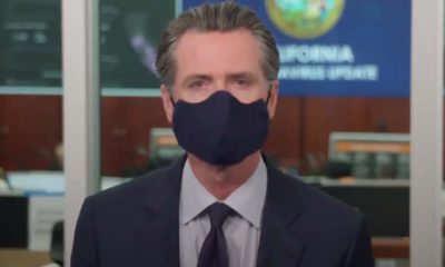 Photo of Gov. Gavin Newsom wearing a mask