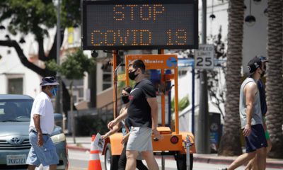 Photo of pedestrians in Santa Monica