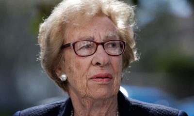 Photo of Eva Schloss, the stepsister of Anne Frank and a Holocaust survivor