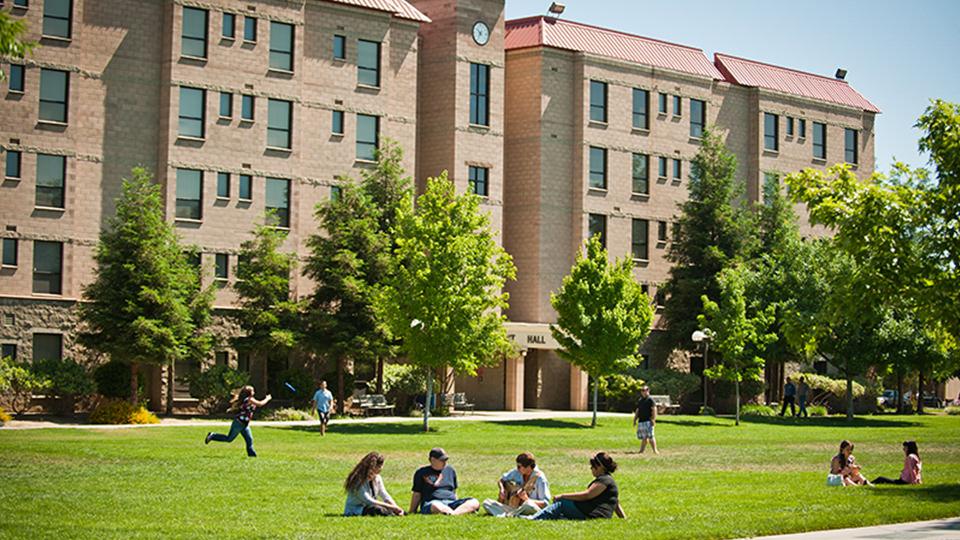 Image of Fresno Pacific University main campus in southeast Fresno