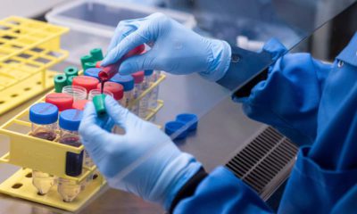 Image of vaccine blood samples at Oxford University