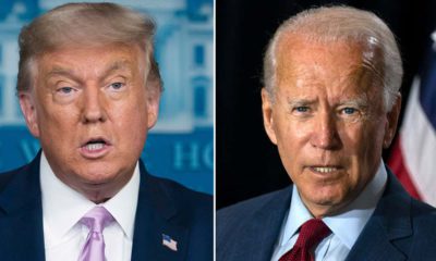 Photo of Donald Trump and Joe Biden