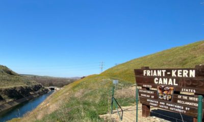 Photo of the Friant-Kern Canal below Pine Flat Dam