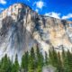 Photo of El Capitan, as seen from the floor of Yosemite Valley